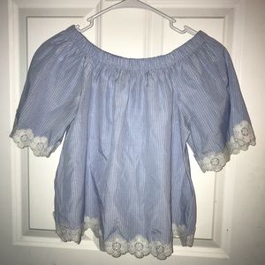 Off the shoulder blouse